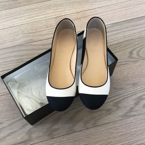 Jcrew Nora linen ballet flats